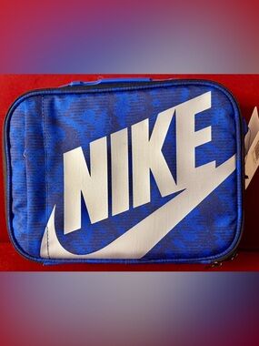 Nike Insulated Lunch Bag Cooler Blue Camo Just Do It (New)